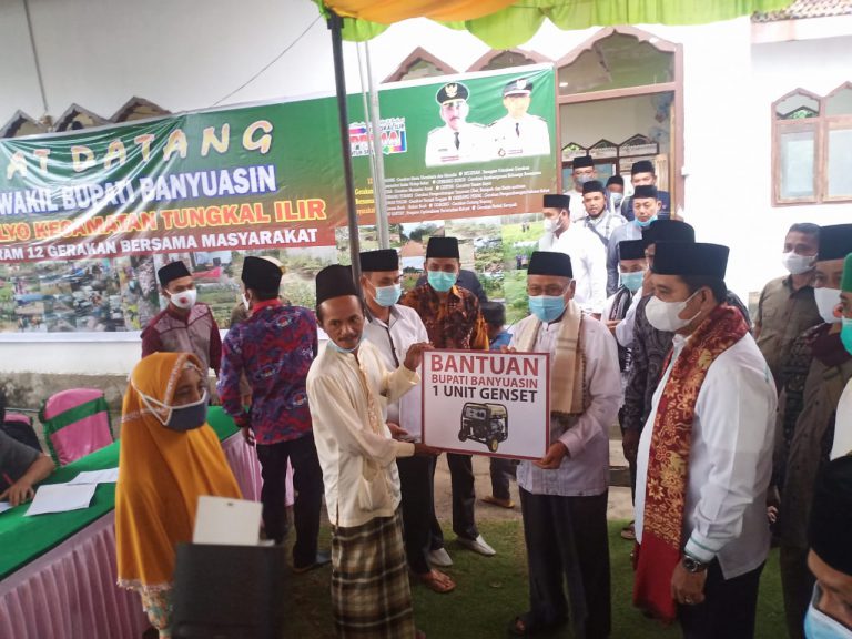 Safari Ramadhan Tungkal Ilir, Pemkab Banyuasin Anggarkan 45 M Perbaikan Infrastruktur Jalan