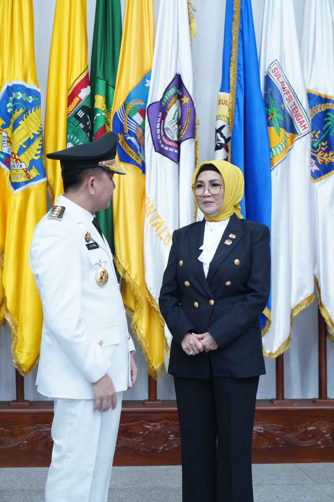 Ketua DPRD Sumsel Hj. Dr. Anita Noeringhati Hadiri Pelantikan Pj Gubernur Sumsel Dr. H. Agus Fatoni