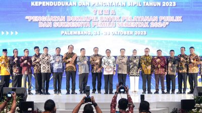 Ketua DPRD Sumsel, RA Anita Noeringhati Hadiri Rakornas Dukcapil