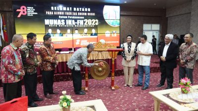 Ketua DPRD Sumsel, RA Anita Noeringhati Hadiri Pembukaan Munas IKA FH Unsri