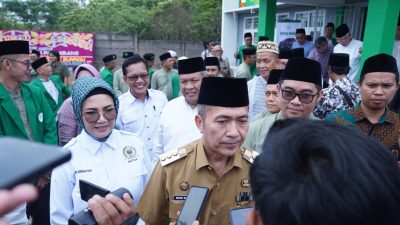 Ketua DPRD Sumsel, RA Anita Noeringhati Hadiri Peresmian Kantor PCNU Kota Palembang.