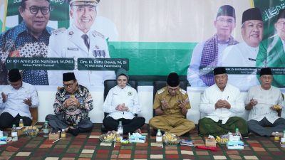 Ketua DPRD Sumsel, RA Anita Noeringhati Hadiri Peresmian Kantor PCNU Kota Palembang.