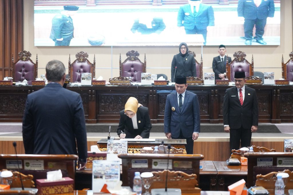 DPRD dan Pj Gubernur Setujui Perubahan APBD Provinsi Sumsel TA 2024