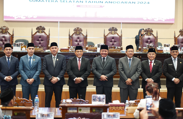 DPRD Sumsel Gelar Rapat Paripurna Penerimaan WTP Oleh Provinsi Sumsel Dari BPK
