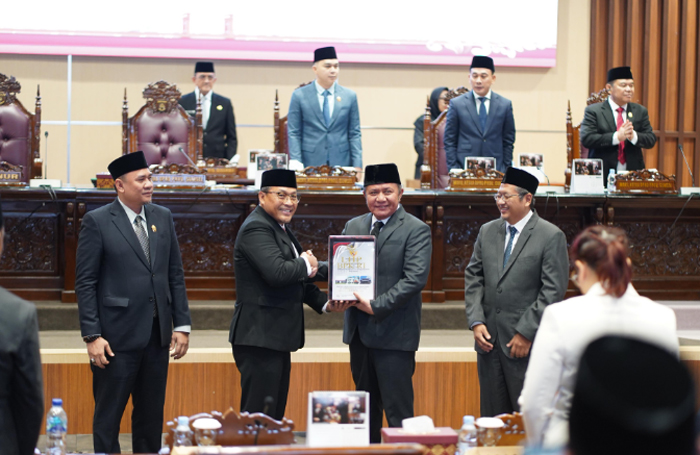 DPRD Sumsel Gelar Rapat Paripurna Penerimaan WTP Oleh Provinsi Sumsel Dari BPK